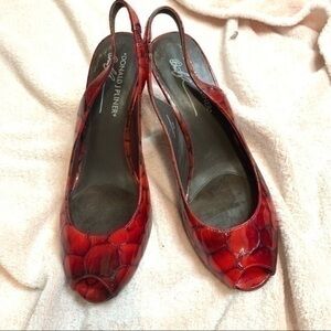 Donald J pliner peep toe heels Papina 6666